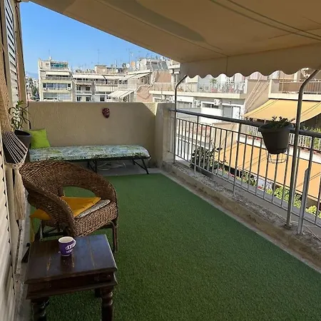 Bohemian Cozy Flat, With Terrace 24h Available, Self- Check In * Athens